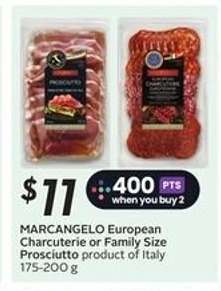 MARCANGELO European Charcuterie or Family Size Prosciutto
