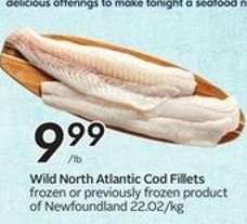 Wild North Atlantic Cod Fillets