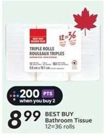 BEST BUY Bathroom Tissue