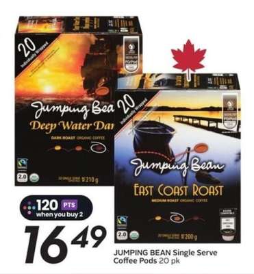 JUMPING BEAN Single Serve Coffee Pods 20 pk