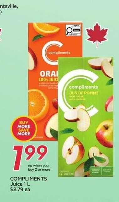 COMPLIMENTS Juice 1L