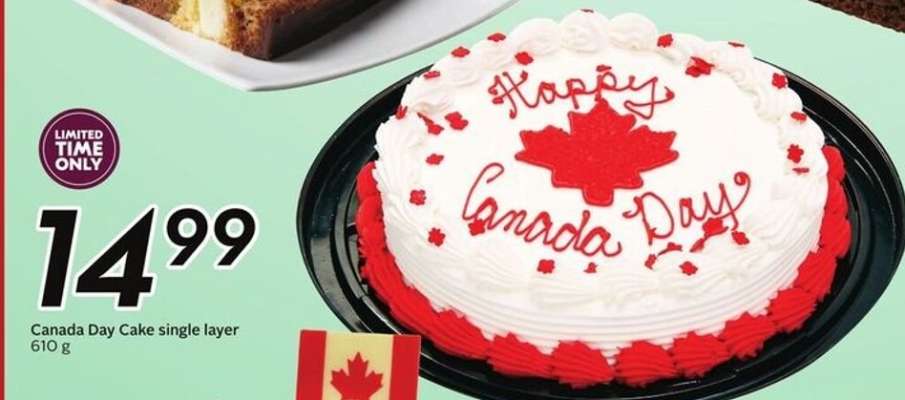 Canada Day Cake