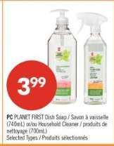 PC PLANET FIRST Dish Soap / Savon à vaisselle