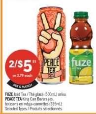 FUZE Iced Tea / PEACE TEA