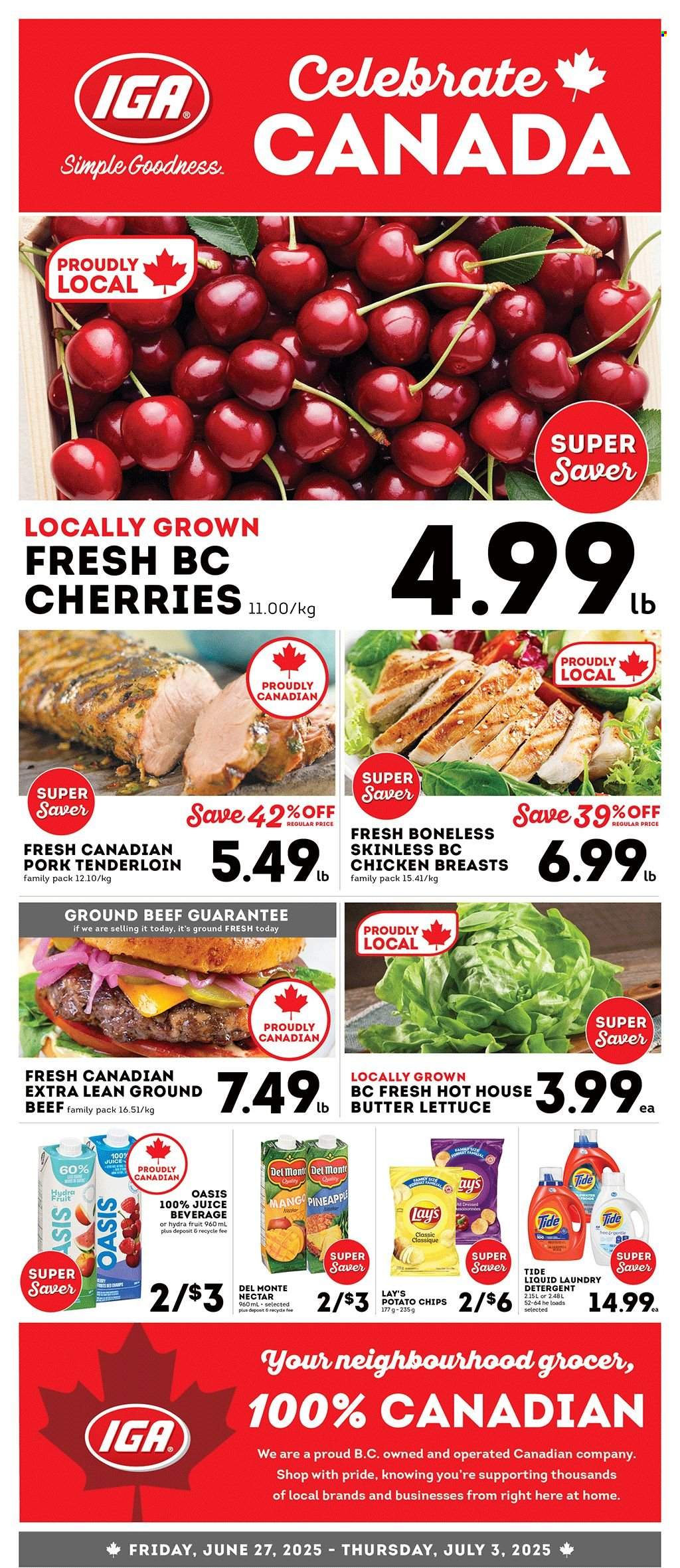 IGA Simple Goodness flyer - June 27, 2025 - July 03, 2025. Page 1