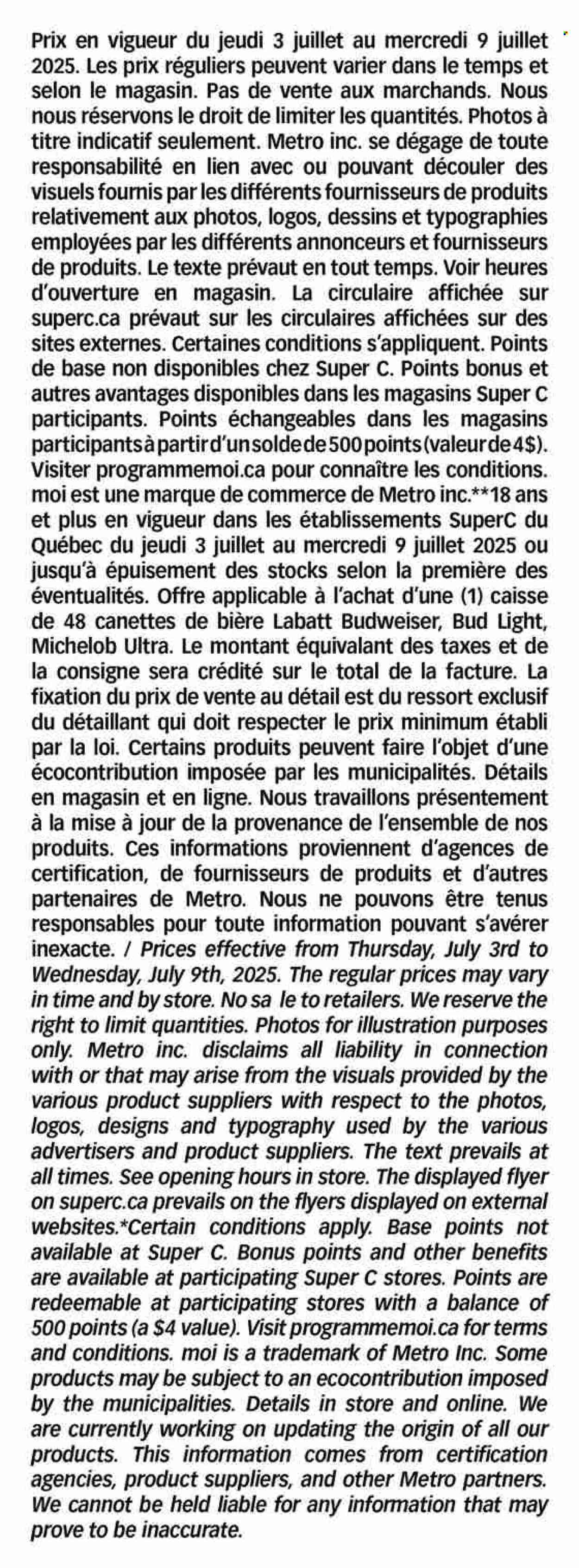 Super C flyer - July 03, 2025 - July 09, 2025. Page 15
