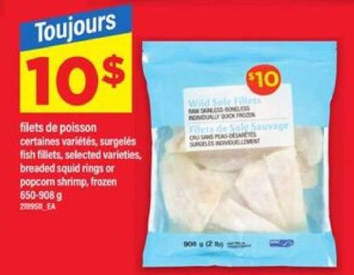 FILETS DE POISSON