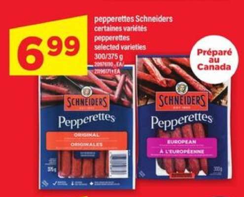 pepperettes Schneiders