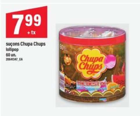 suçons Chupa Chups lollipop