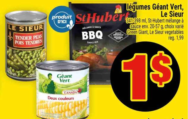 légumes Géant Vert, Le Sieur