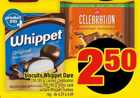 Biscuits Whippet, Dare