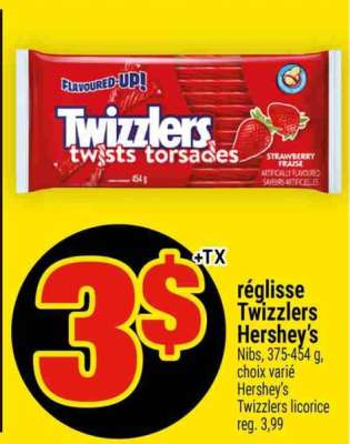 RÉGLISSE TWIZZLERS HERSHEY'S