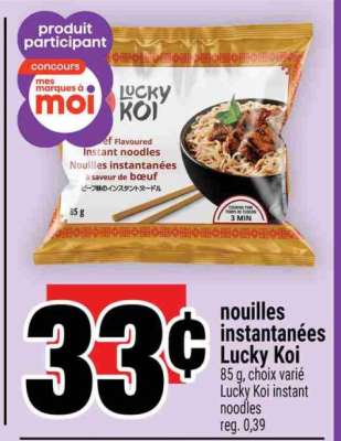 NOUILLES INSTANTANÉES LUCKY KOI