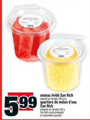 ananas évidé Sun Rich