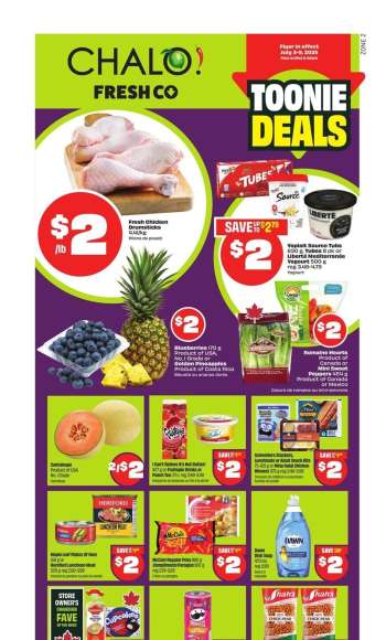 Chalo! FreshCo. Flyer - July 03, 2025 - July 09, 2025.