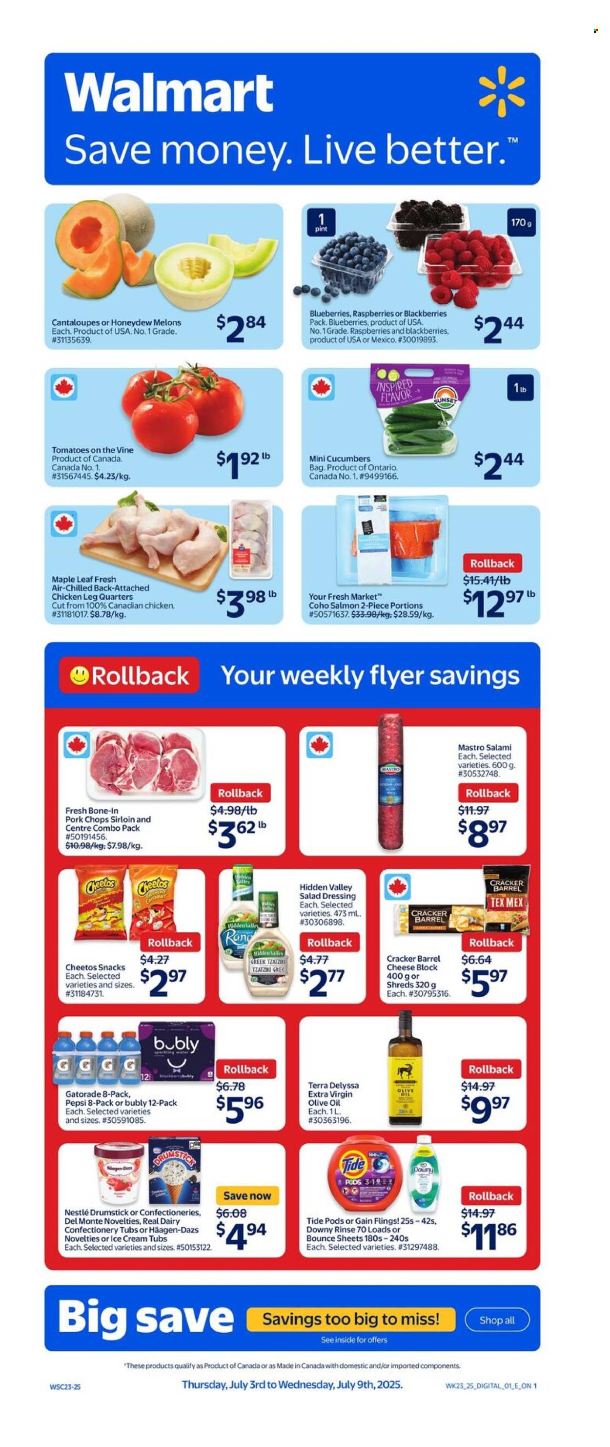Walmart flyer - July 03, 2025 - July 09, 2025. Page 1