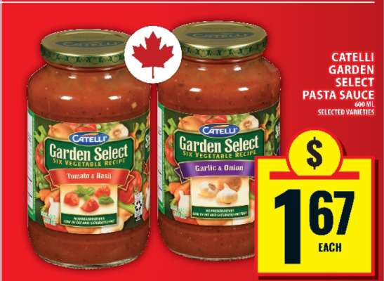 CATELLI GARDEN SELECT PASTA SAUCE