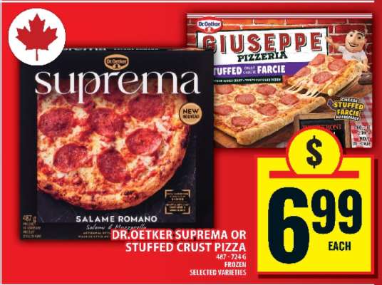 Dr. Oetker Suprema or Stuffed Crust Pizza