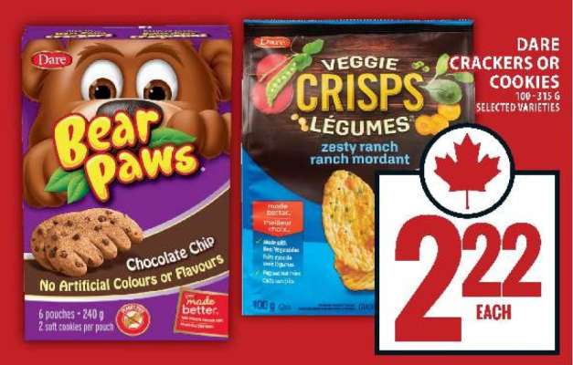 DARE CRACKERS OR COOKIES