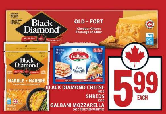 Black Diamond Cheese Shreds