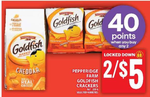 PEPPERIDGE FARM GOLDFISH CRACKERS