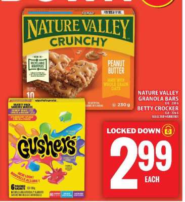Nature Valley Granola Bars / Betty Crocker
