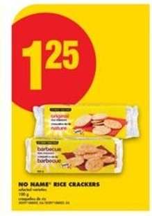 NO NAME RICE CRACKERS