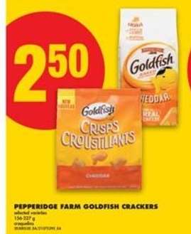 PEPPERIDGE FARM GOLDFISH CRACKERS