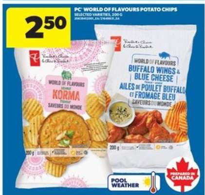 PC World of Flavours Potato Chips