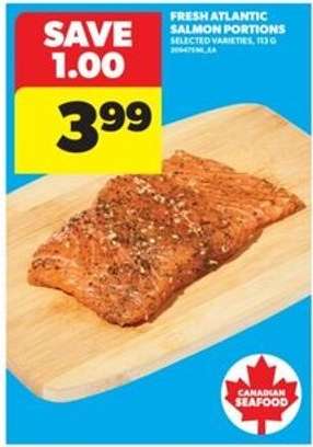 FRESH ATLANTIC SALMON PORTIONS