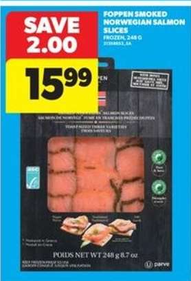 Foppen Smoked Norwegian Salmon Slices