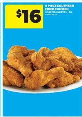 9 Piece Southern Fried Chicken