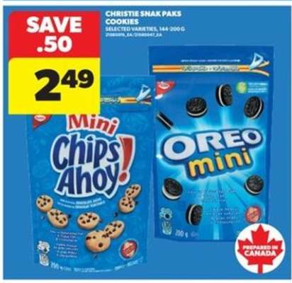 CHRISTIE SNAK PAKS COOKIES
