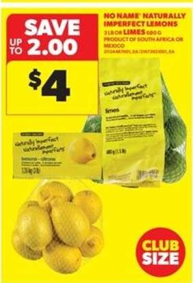 NO NAME NATURALLY IMPERFECT LEMONS