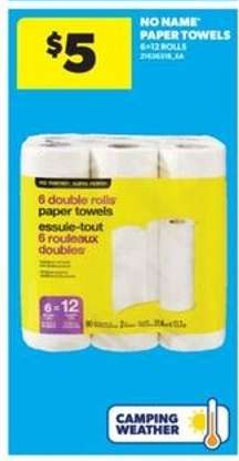NO NAME PAPER TOWELS