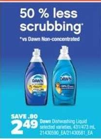 Dawn Dishwashing Liquid