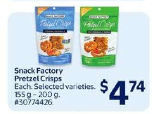 Snack Factory Pretzel Crisps