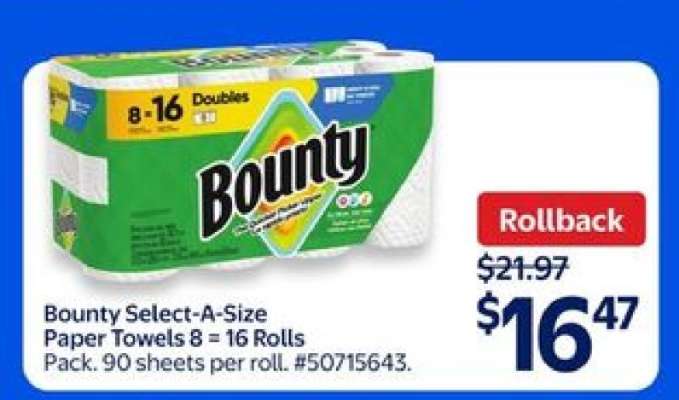 Bounty Select-A-Size Paper Towels