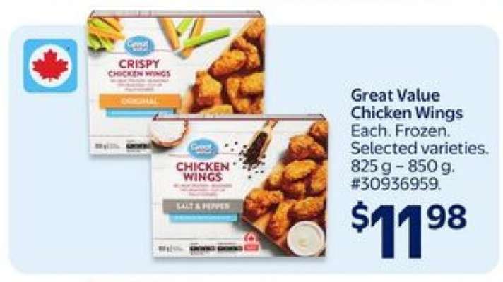 Great Value Chicken Wings