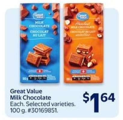 Great Value Milk Chocolate