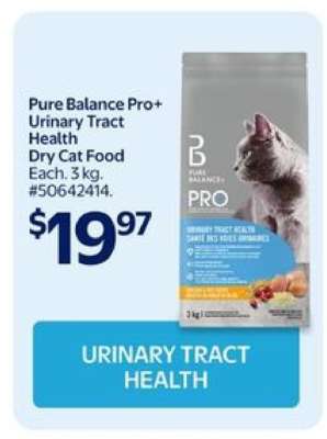 Pure Balance Pro+ Urinary Tract Health Dry Cat Food