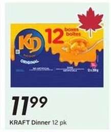 KRAFT Dinner 12 pk
