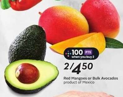 Red Mangoes or Bulk Avocados