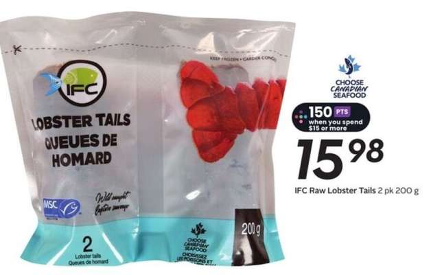 IFC Raw Lobster Tails 2 pk 200 g