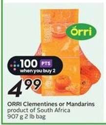Orri Clementines or Mandarins