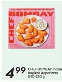 CHEF BOMBAY Indian Inspired Appetizers