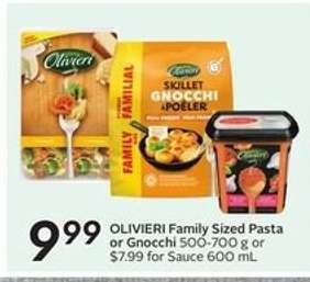 OLIVIERI Family Sized Pasta or Gnocchi