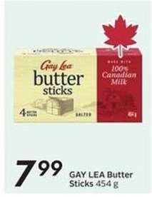 Gay Lea Butter Sticks 454 g