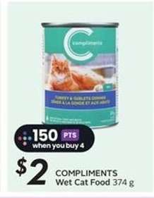 COMPLIMENTS Wet Cat Food 374 g