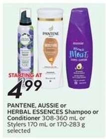 Pantene, Aussie or Herbal Essences Shampoo or Conditioner